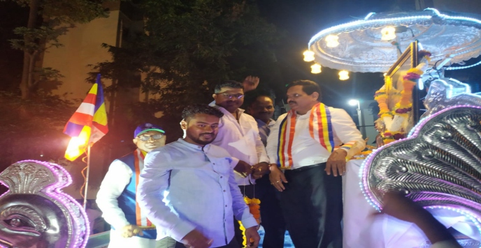 पु. पु. डॉ. बाबासाहेब आंबेडकर यांच्या जयंती निमित्त विभागातील विविध कार्यक्रमात सहभाग.